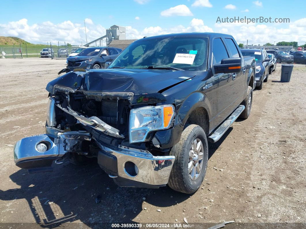 2014 Ford F-150 Xlt Black vin: 1FTFW1EF5EKD79133