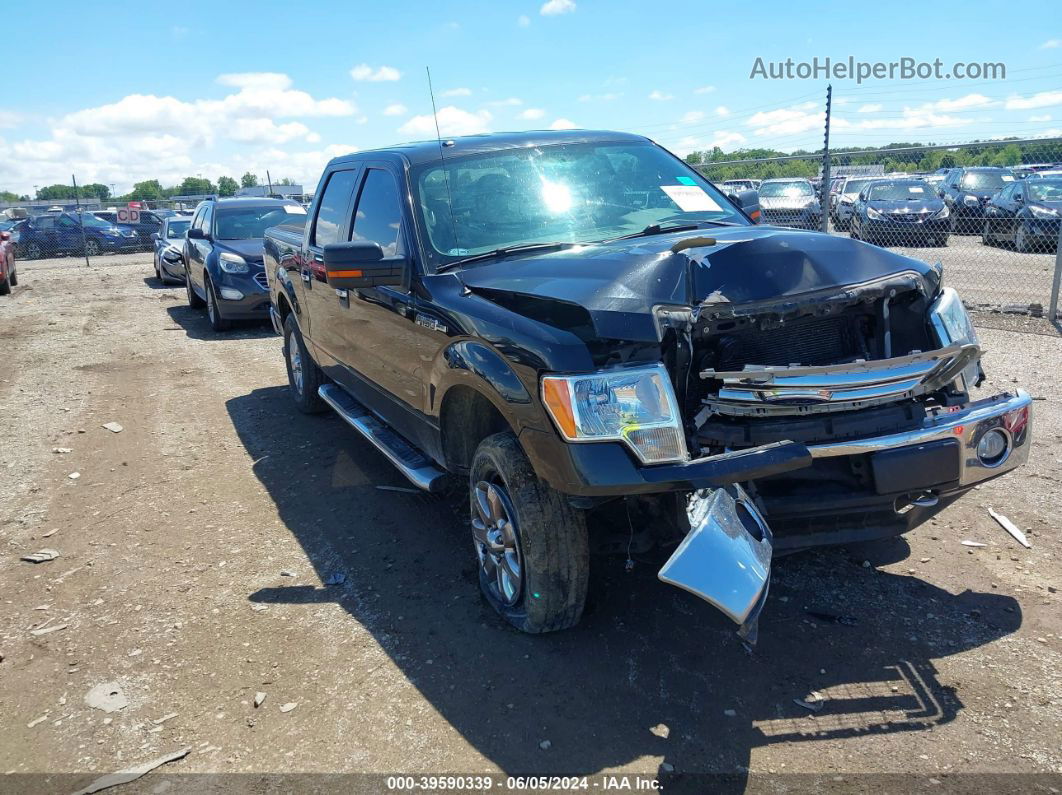 2014 Ford F-150 Xlt Black vin: 1FTFW1EF5EKD79133