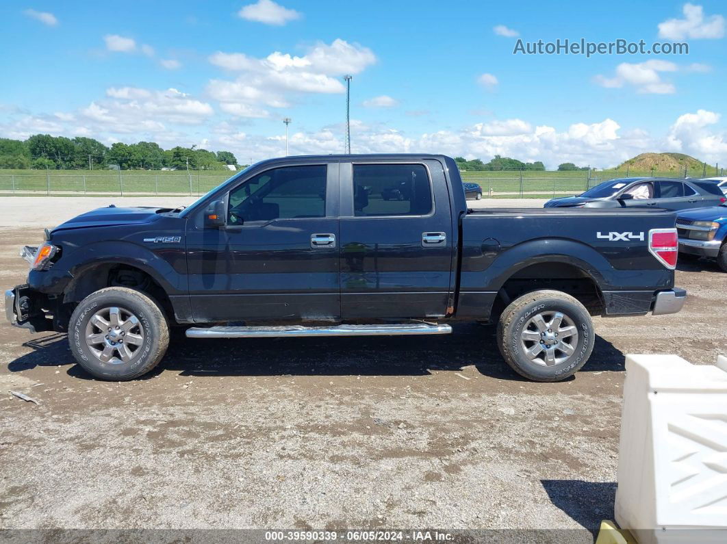 2014 Ford F-150 Xlt Black vin: 1FTFW1EF5EKD79133