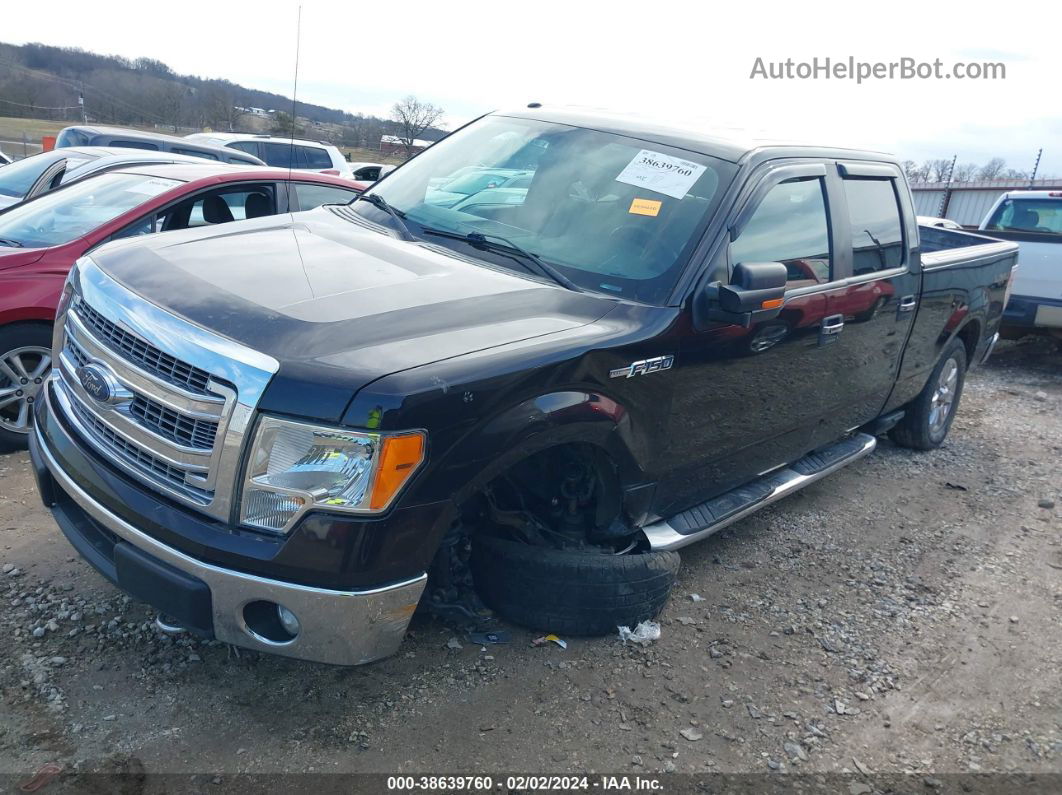 2014 Ford F-150 Xlt Black vin: 1FTFW1EF5EKE21378