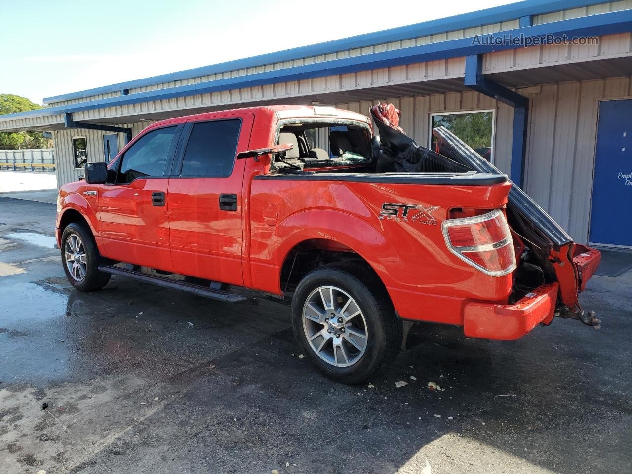 2014 Ford F150 Supercrew Red vin: 1FTFW1EF5EKF16183