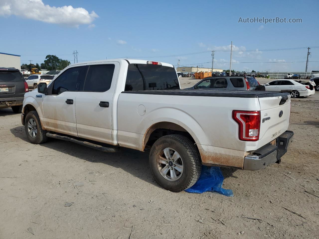 2017 Ford F150 Supercrew White vin: 1FTFW1EF5HKC87217