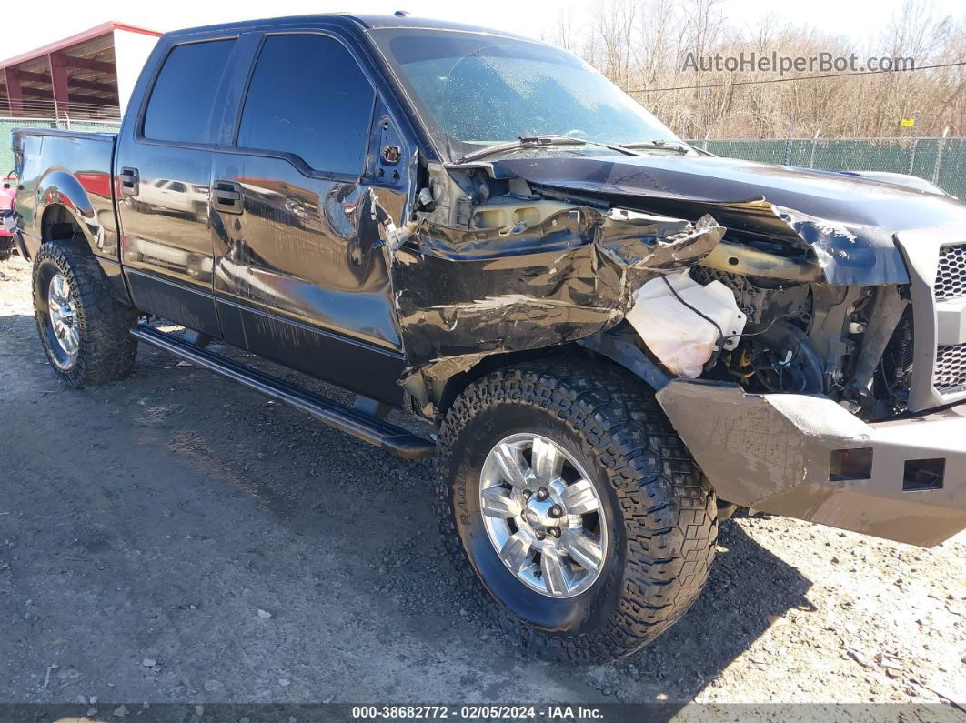 2014 Ford F-150 Stx Black vin: 1FTFW1EF6EKD29258