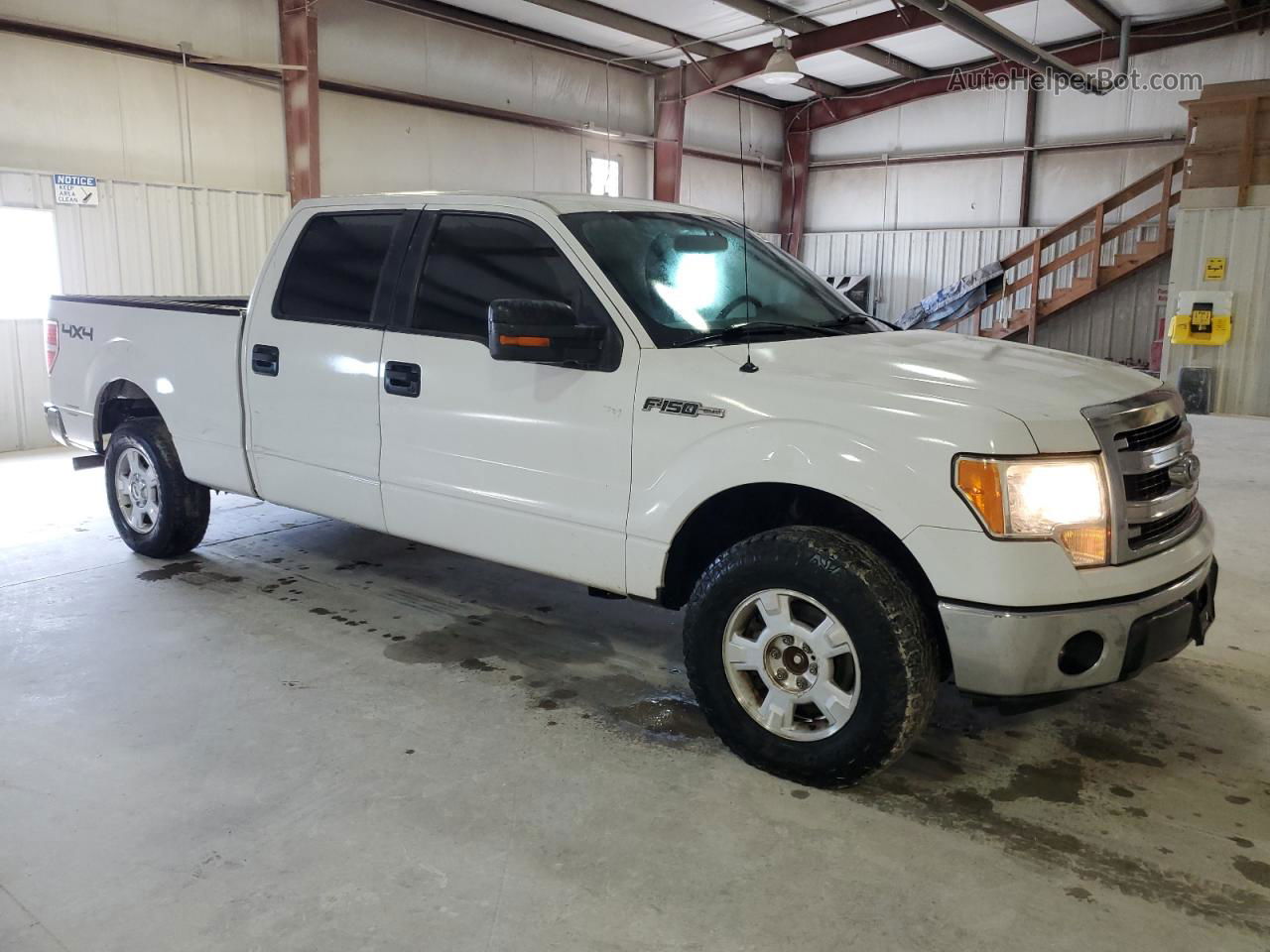 2014 Ford F150 Supercrew White vin: 1FTFW1EF6EKE03195