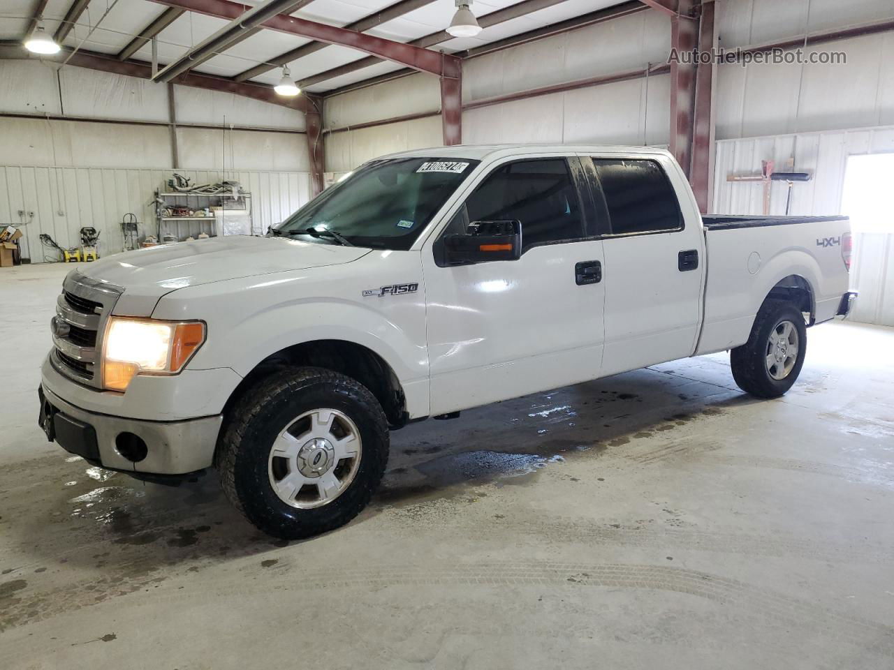 2014 Ford F150 Supercrew White vin: 1FTFW1EF6EKE03195