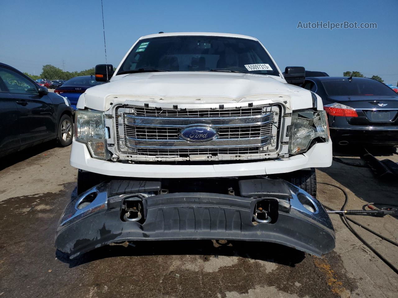 2014 Ford F150 Supercrew White vin: 1FTFW1EF6EKE10471