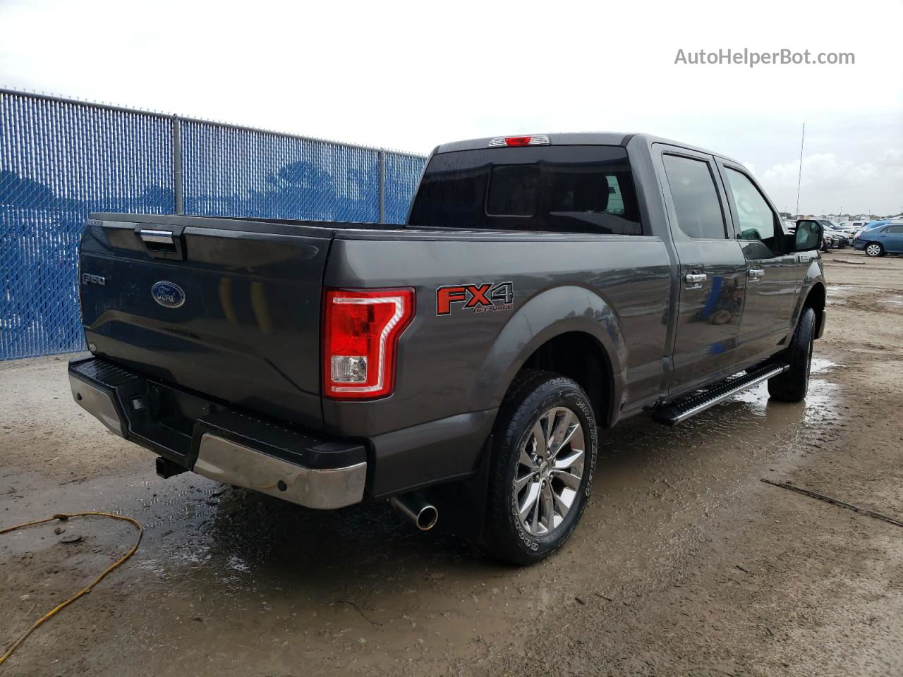 2017 Ford F150 Supercrew Серый vin: 1FTFW1EF6HFC43090