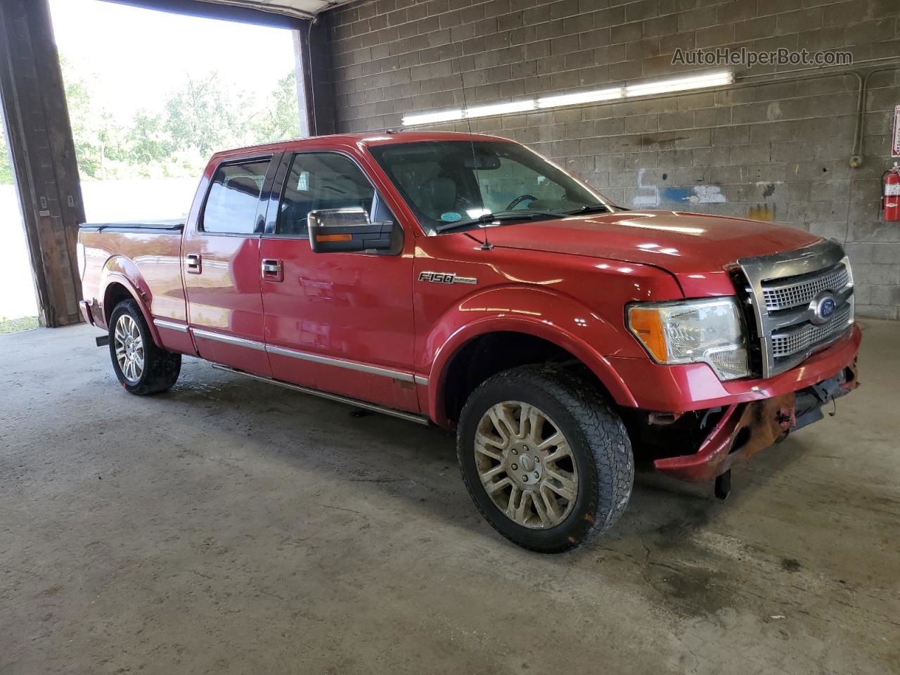 2011 Ford F150 Supercrew Red vin: 1FTFW1EF7BFA35310