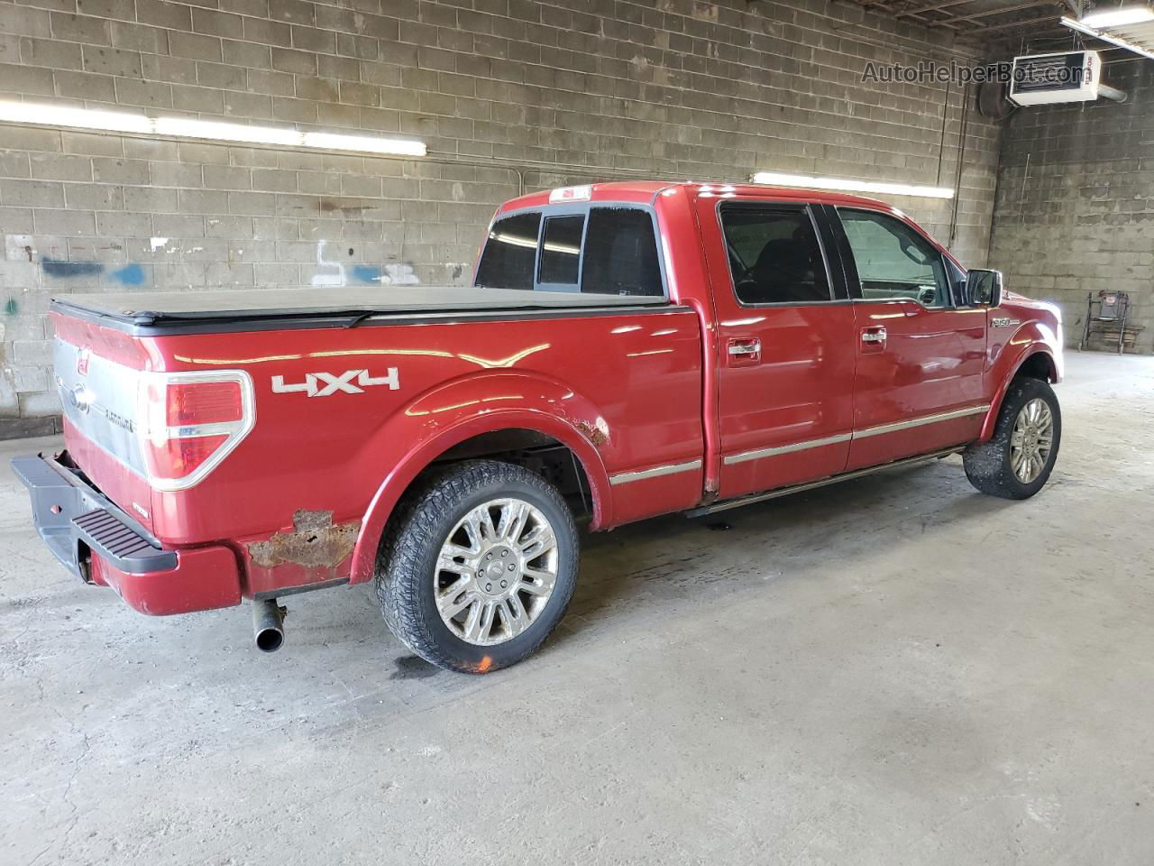 2011 Ford F150 Supercrew Red vin: 1FTFW1EF7BFA35310