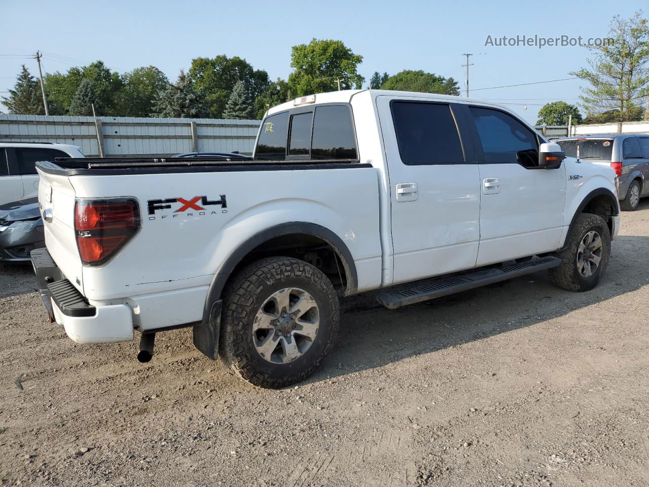 2011 Ford F150 Supercrew White vin: 1FTFW1EF7BFB82453