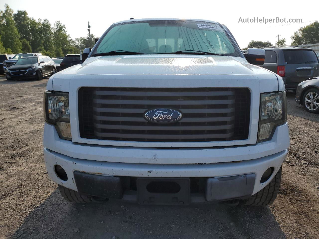 2011 Ford F150 Supercrew White vin: 1FTFW1EF7BFB82453