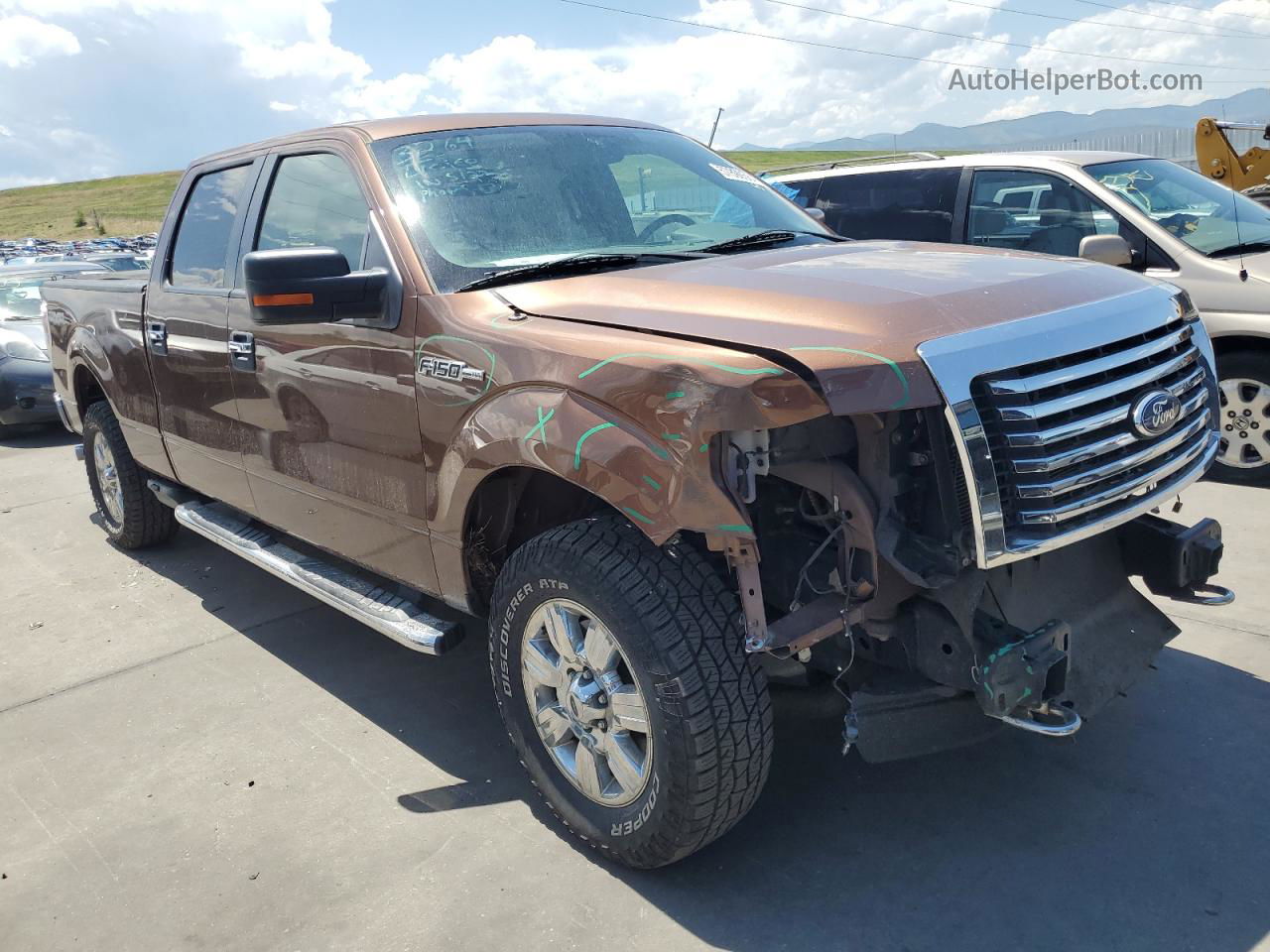 2011 Ford F150 Supercrew Brown vin: 1FTFW1EF7BKD48350