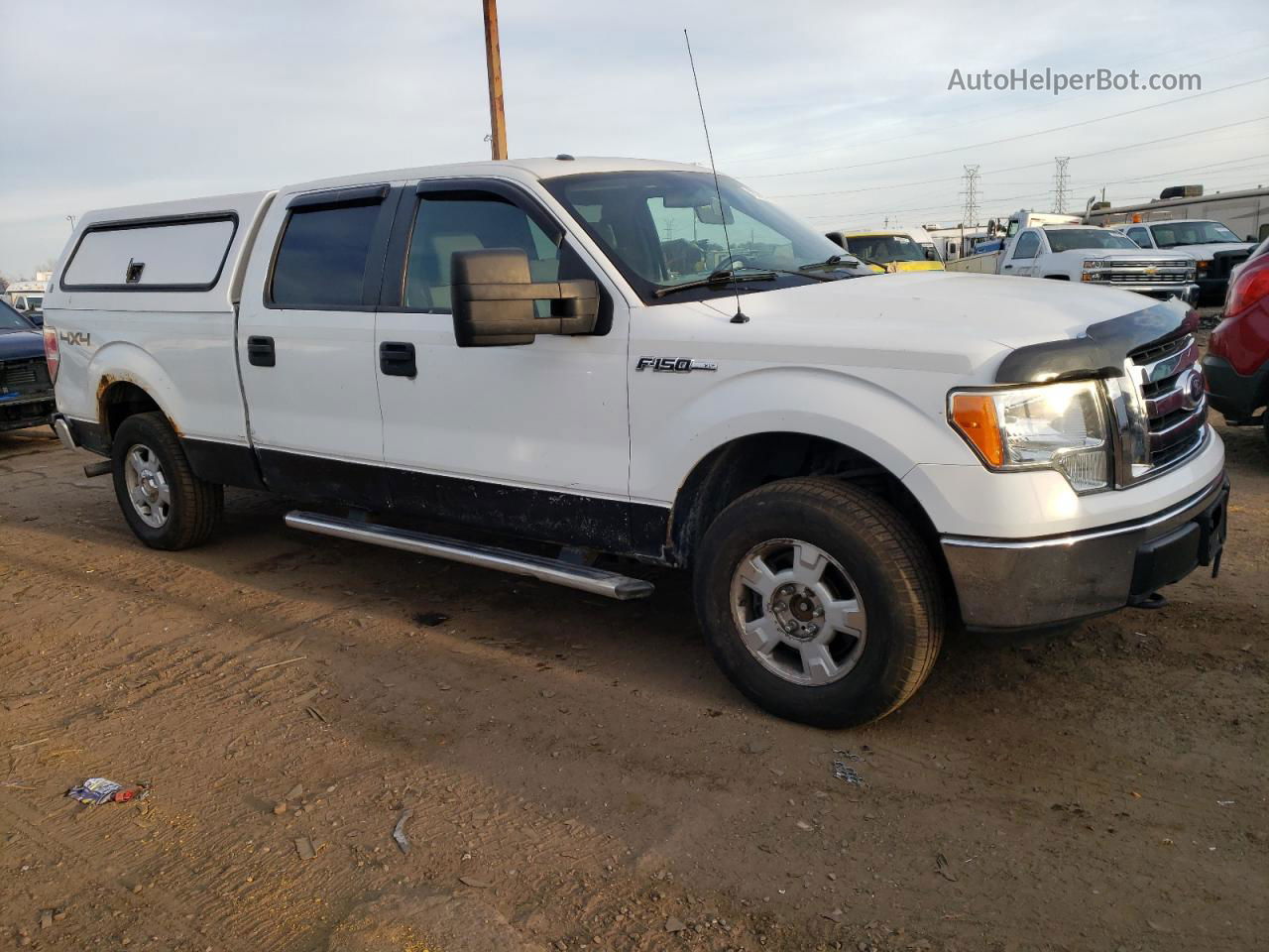 2011 Ford F150 Supercrew White vin: 1FTFW1EF7BKD63446