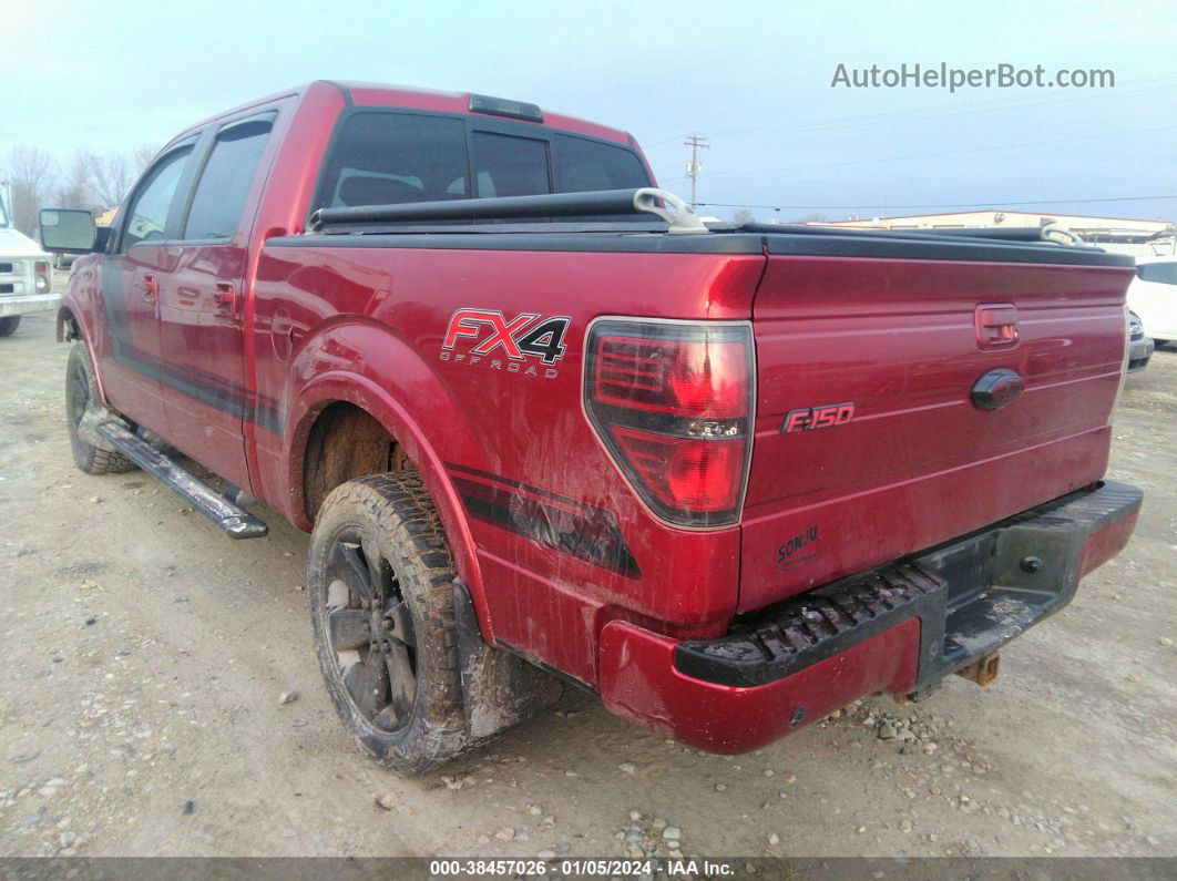 2014 Ford F-150 Fx4 Red vin: 1FTFW1EF7EFA56260