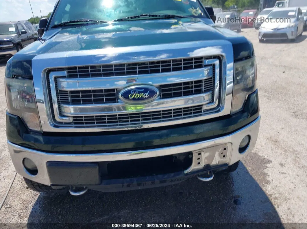 2014 Ford F-150 Xlt Зеленый vin: 1FTFW1EF7EFA80154