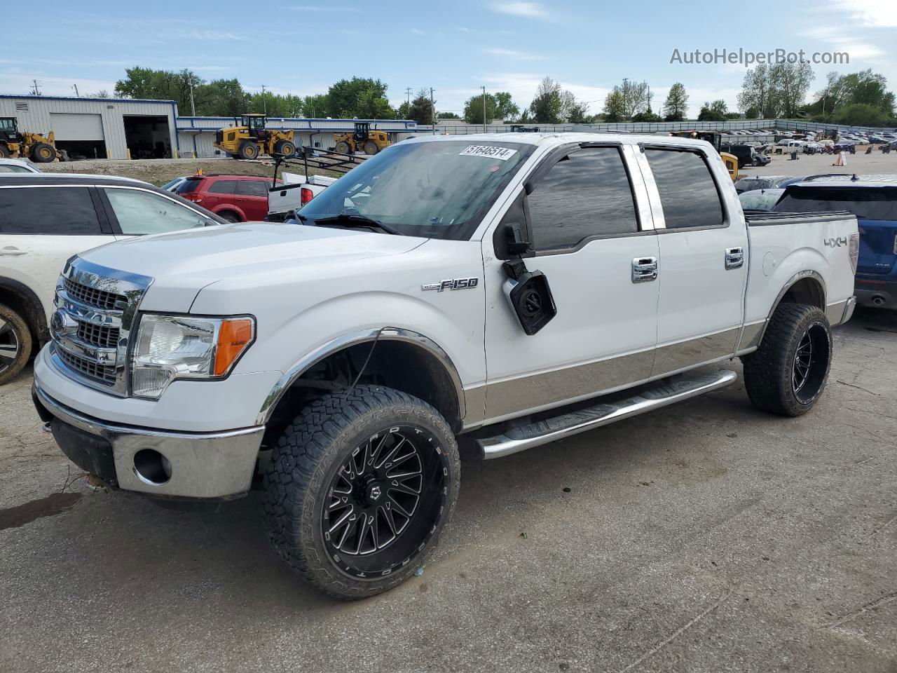 2014 Ford F150 Supercrew White vin: 1FTFW1EF7EFB95806