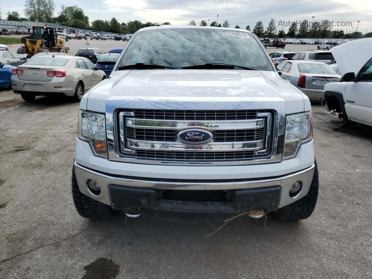 2014 Ford F150 Supercrew White vin: 1FTFW1EF7EFB95806