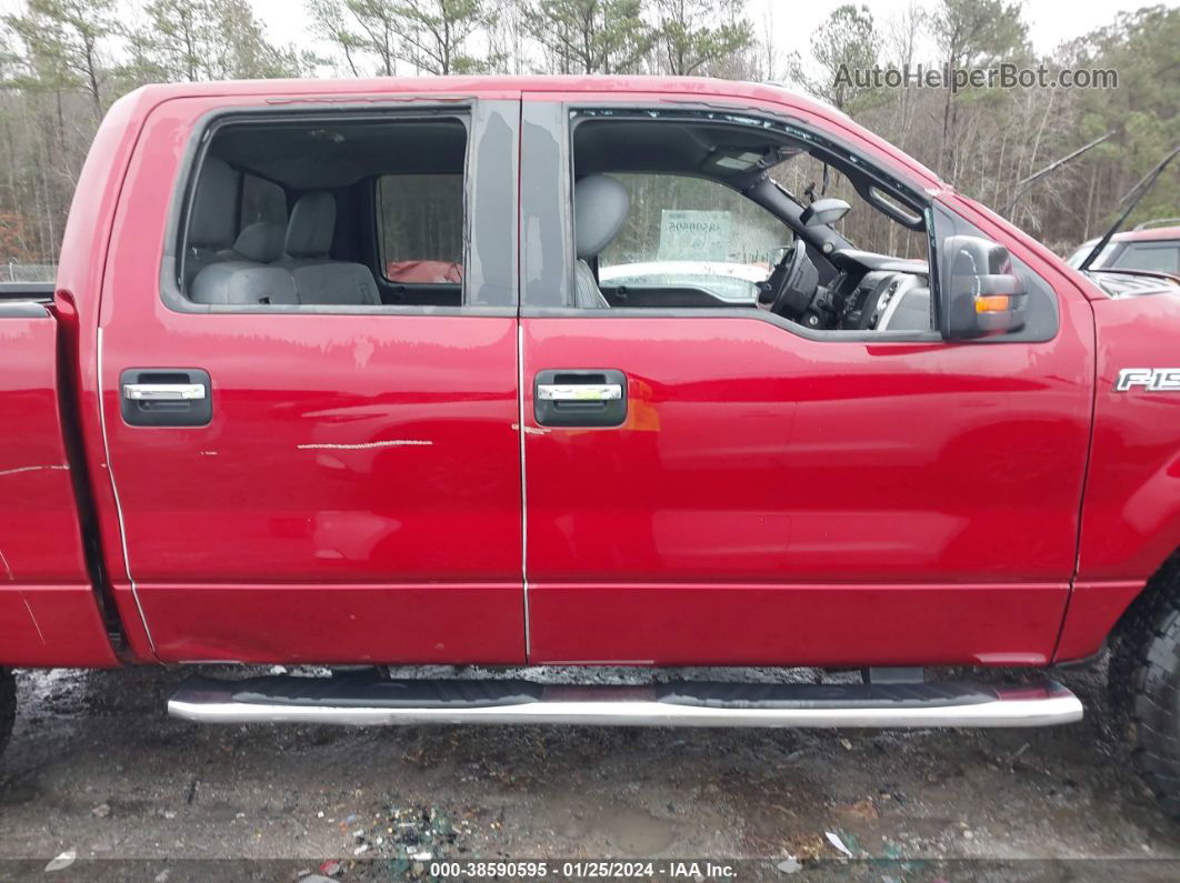 2014 Ford F-150 Xlt Red vin: 1FTFW1EF7EFC25709