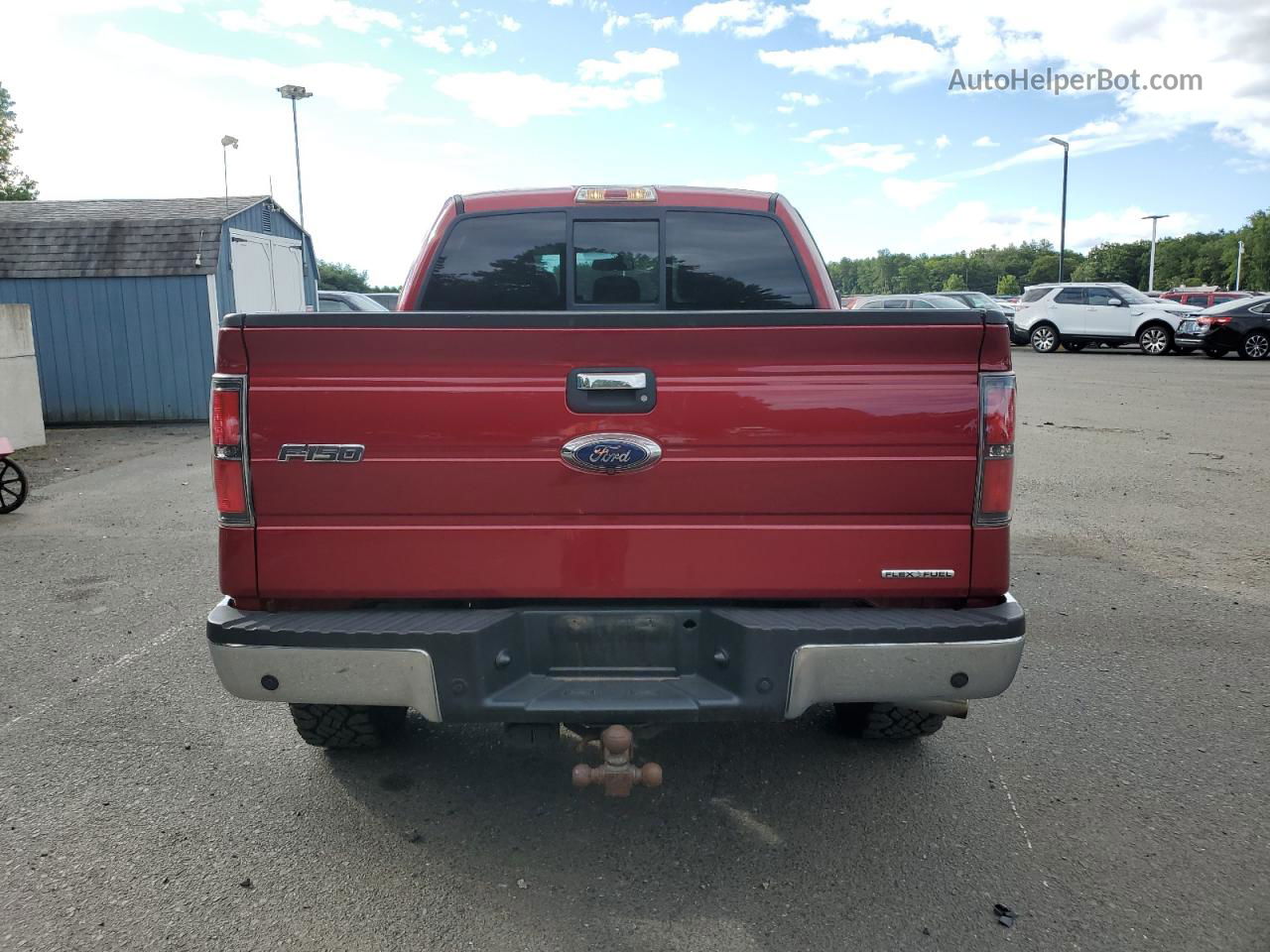 2014 Ford F150 Supercrew Red vin: 1FTFW1EF7EFC46768