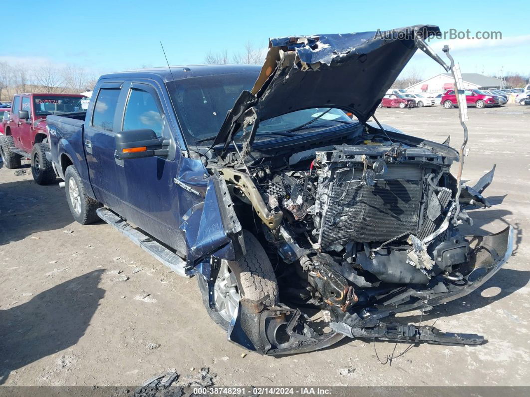 2014 Ford F-150 Xlt Blue vin: 1FTFW1EF7EFD07486