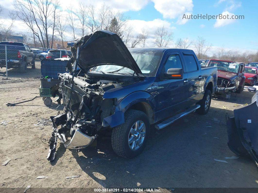 2014 Ford F-150 Xlt Blue vin: 1FTFW1EF7EFD07486