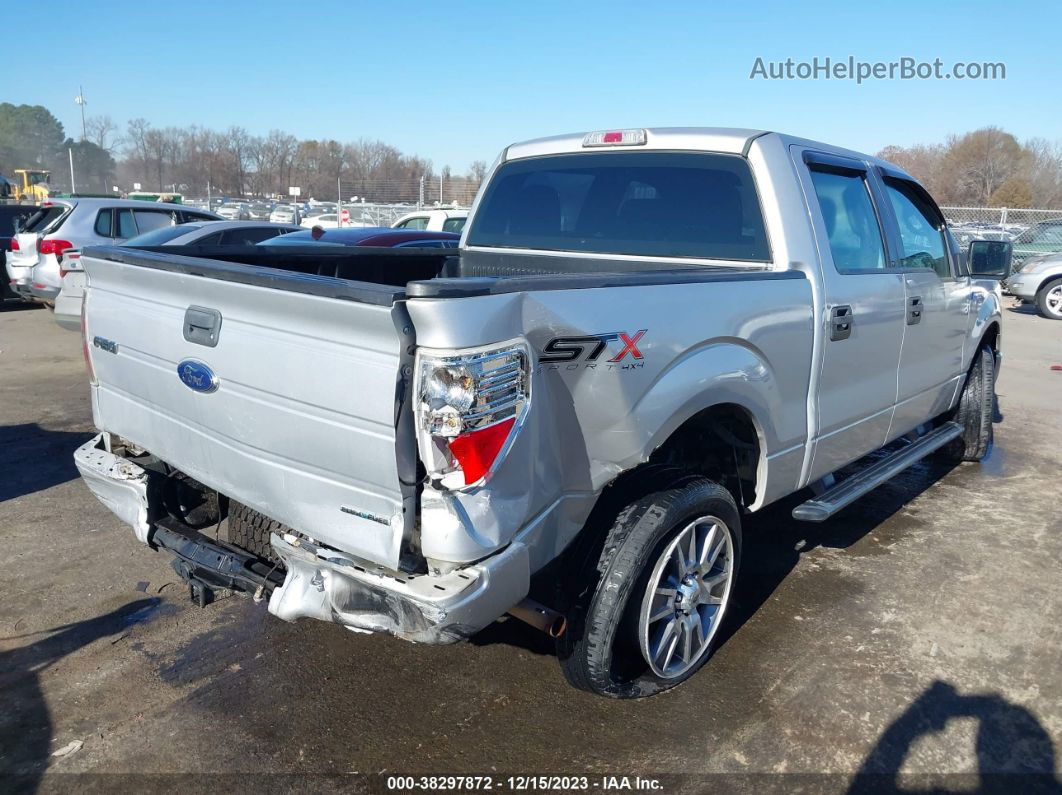 2014 Ford F-150 Stx Silver vin: 1FTFW1EF7EKE78181