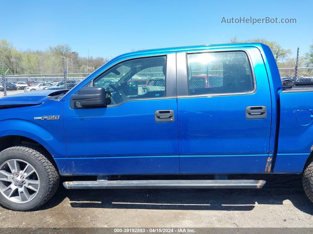 2014 Ford F-150 Stx Blue vin: 1FTFW1EF7EKF44325