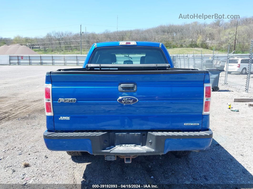 2014 Ford F-150 Stx Blue vin: 1FTFW1EF7EKF44325