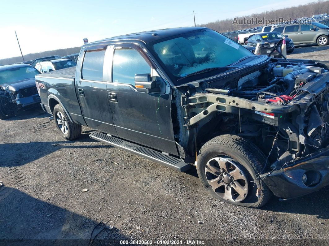 2014 Ford F-150 Fx4 Black vin: 1FTFW1EF7EKF82623