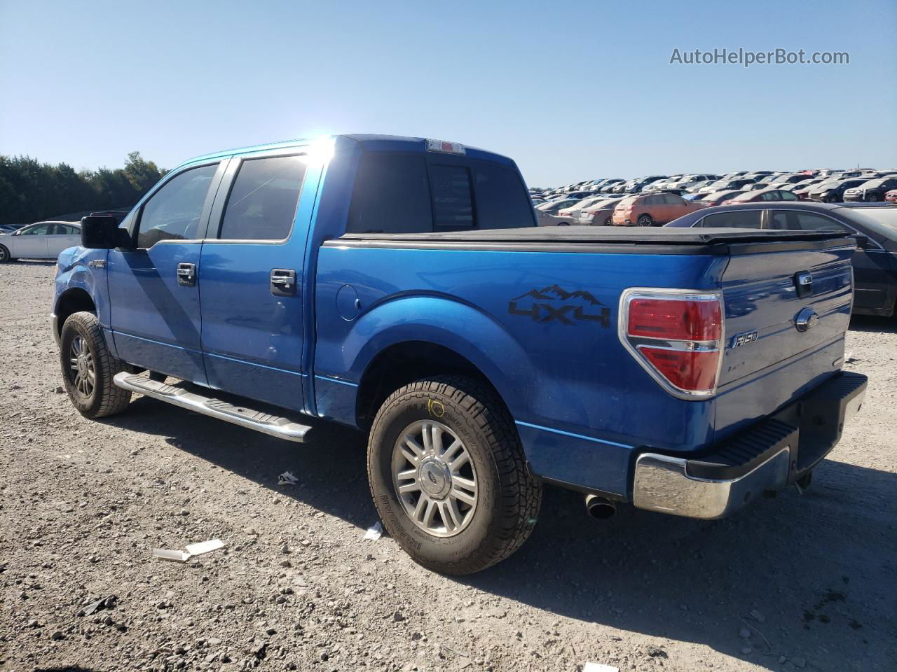 2014 Ford F150 Supercrew Синий vin: 1FTFW1EF7EKG29147