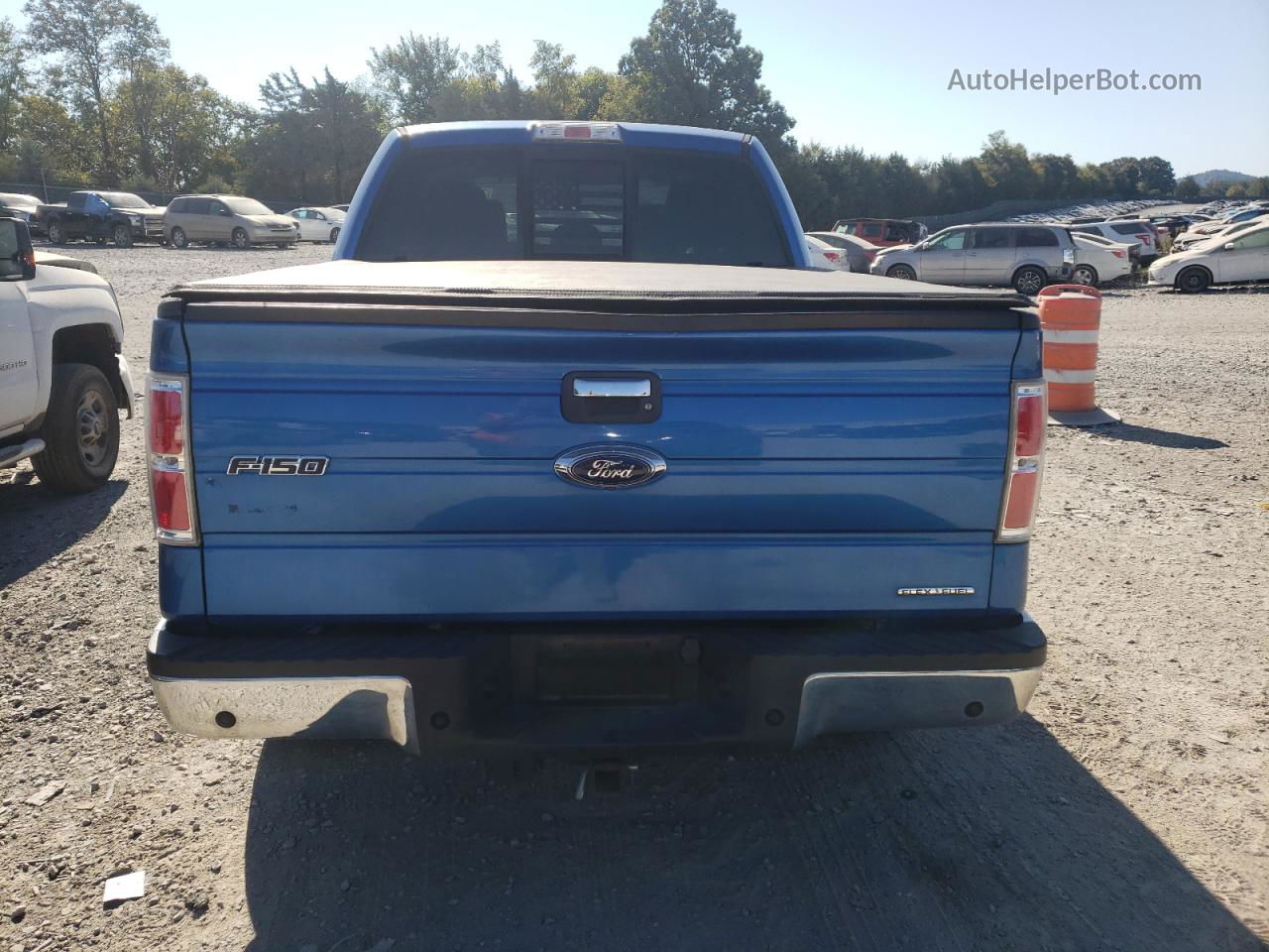 2014 Ford F150 Supercrew Blue vin: 1FTFW1EF7EKG29147