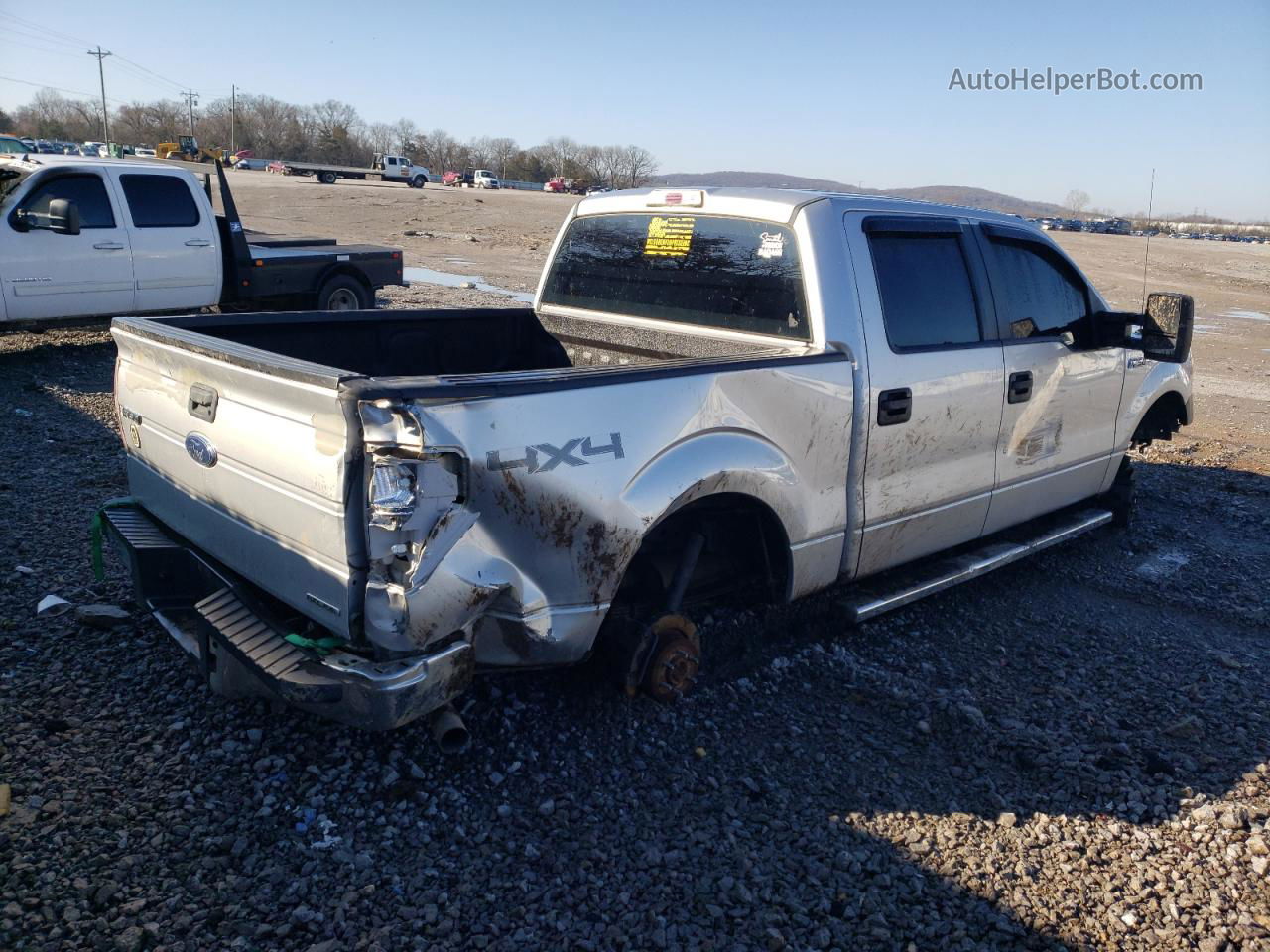 2014 Ford F150 Supercrew Silver vin: 1FTFW1EF7EKG51102