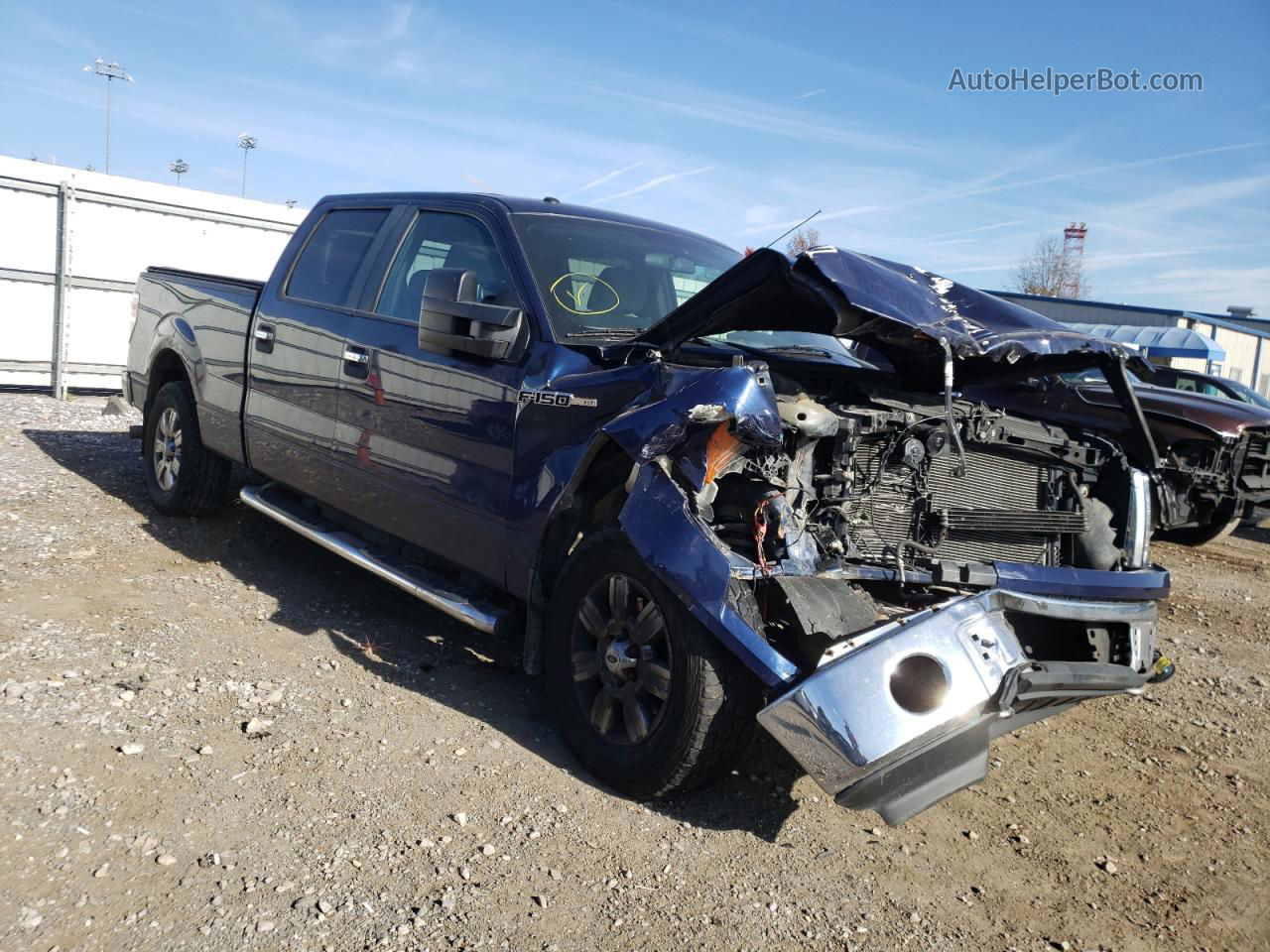 2011 Ford F150 Supercrew Blue vin: 1FTFW1EF8BFB49705