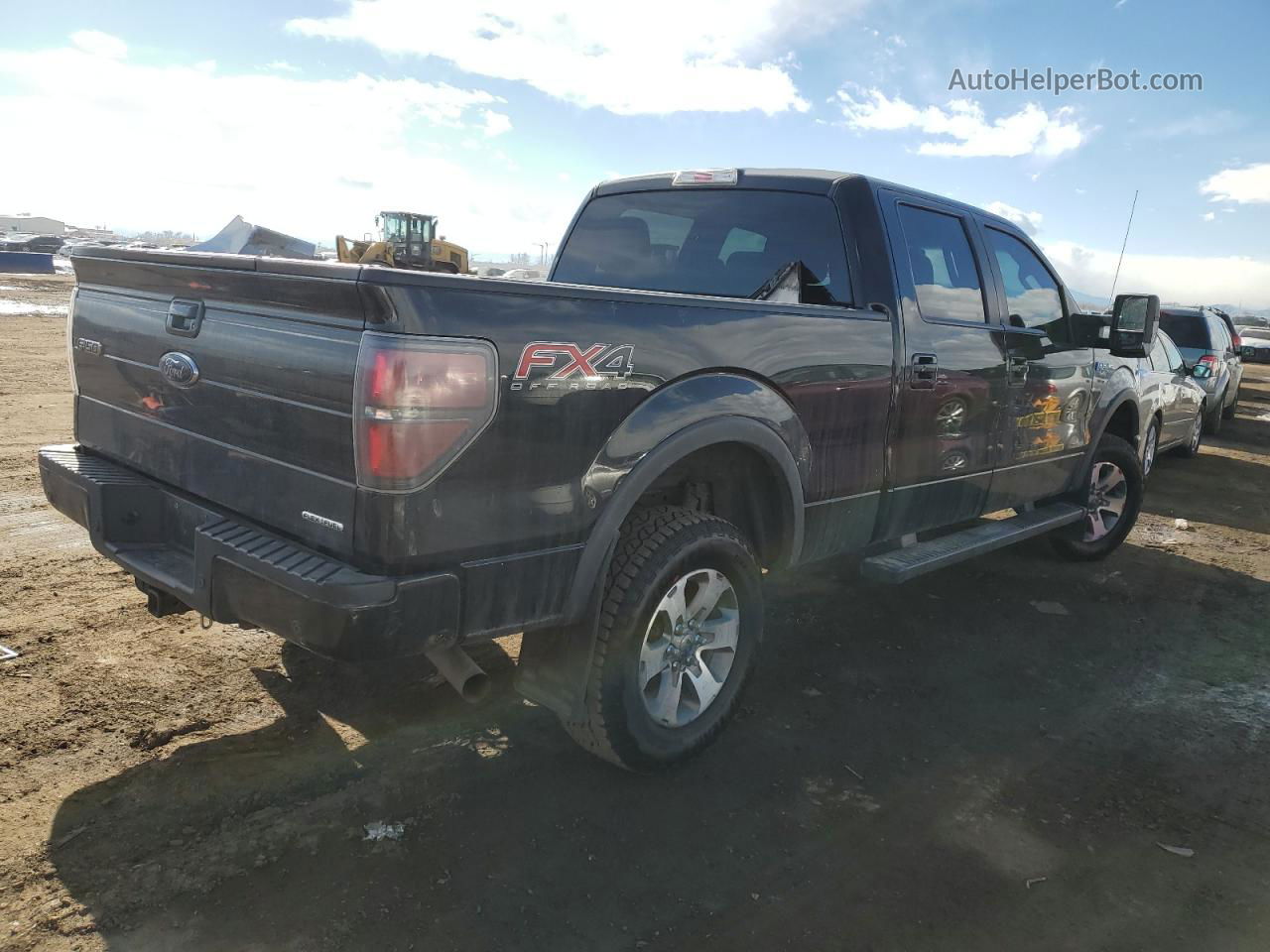 2014 Ford F150 Supercrew Черный vin: 1FTFW1EF8EFA64822