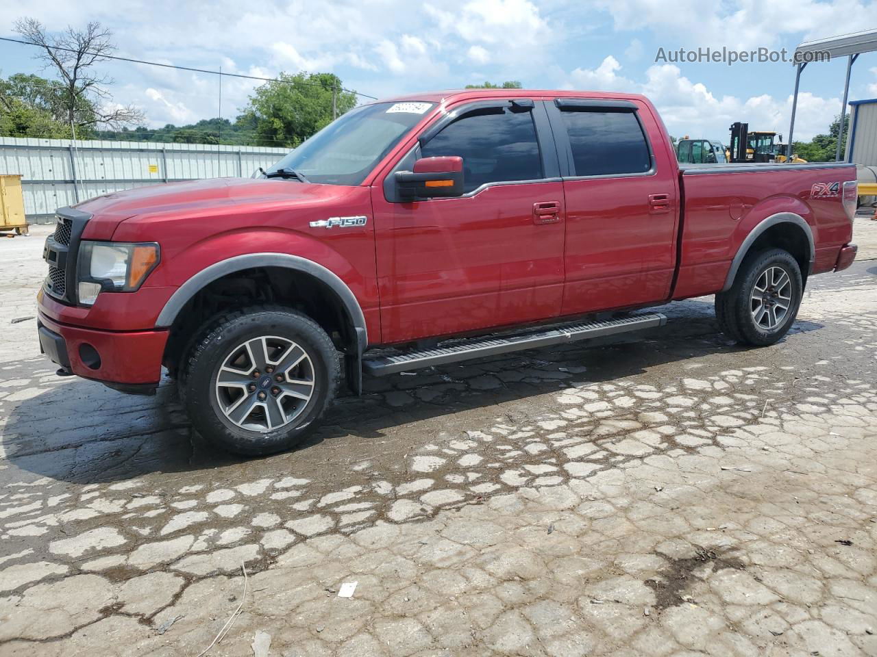 2014 Ford F150 Supercrew Red vin: 1FTFW1EF8EFA73844