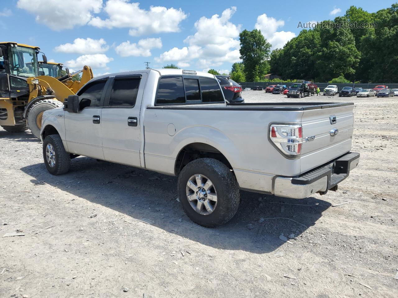 2014 Ford F150 Supercrew Silver vin: 1FTFW1EF8EKE22153