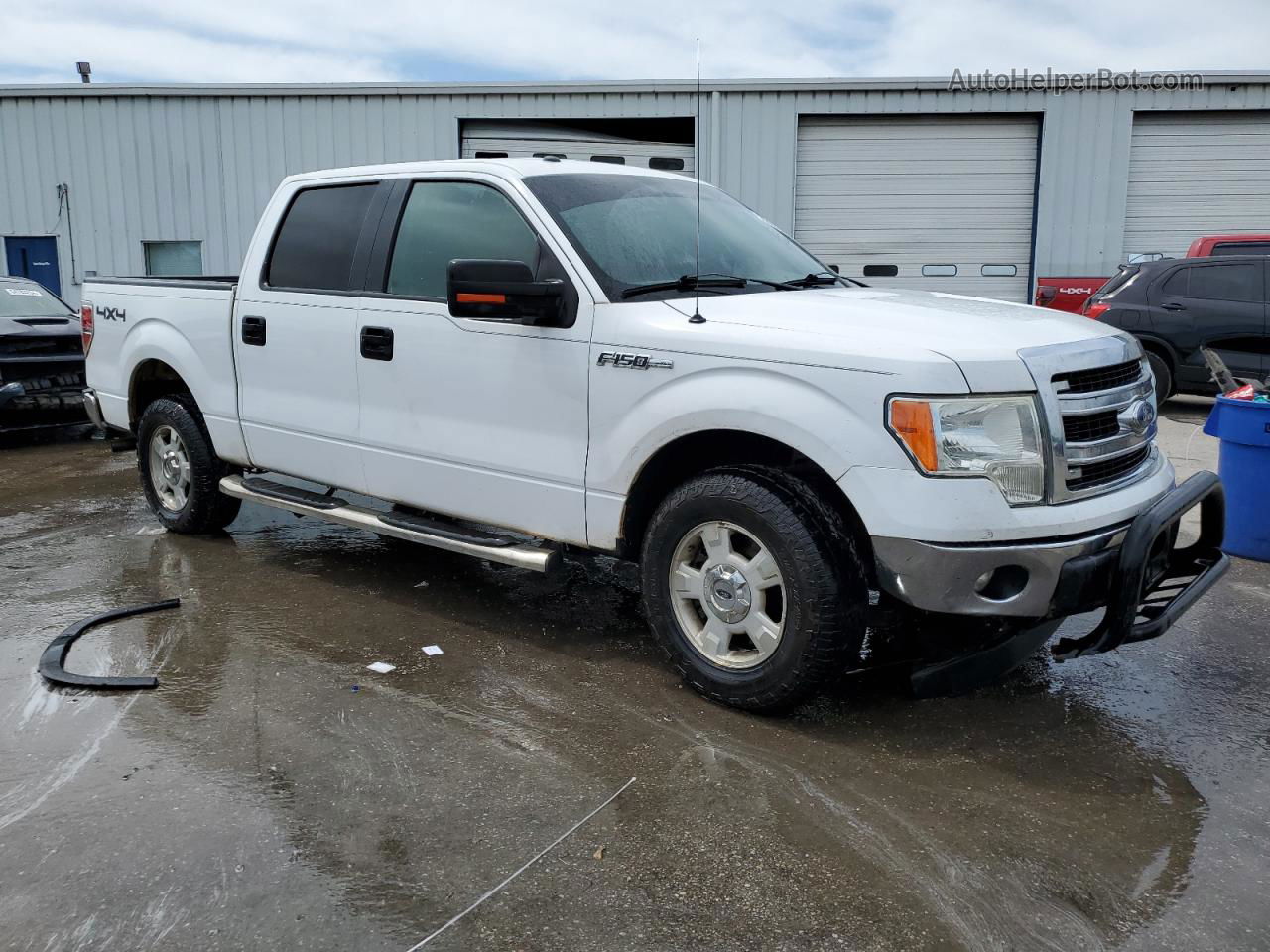 2014 Ford F150 Supercrew White vin: 1FTFW1EF8EKE59011