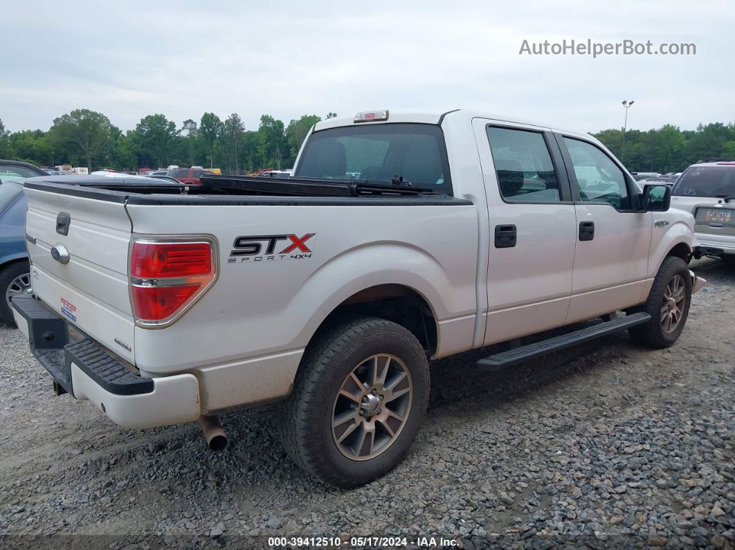 2014 Ford F-150 Stx White vin: 1FTFW1EF8EKF68410