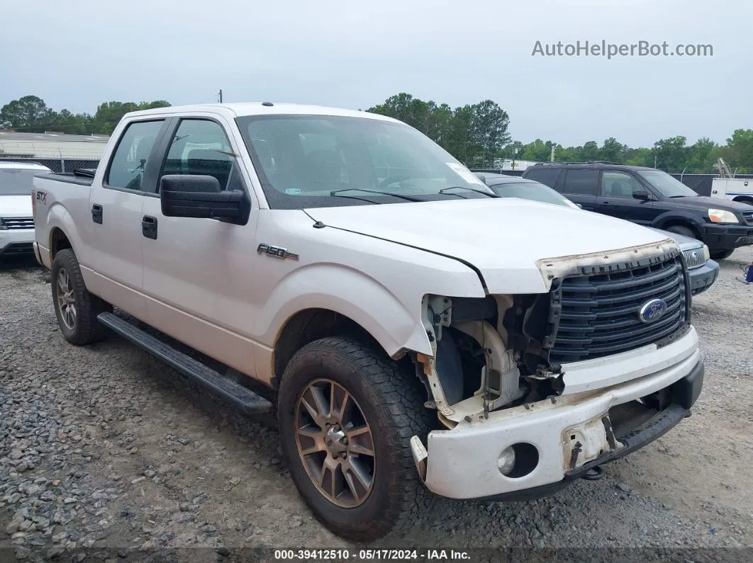 2014 Ford F-150 Stx White vin: 1FTFW1EF8EKF68410