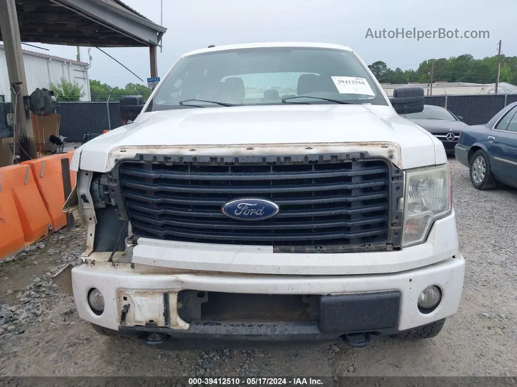 2014 Ford F-150 Stx White vin: 1FTFW1EF8EKF68410