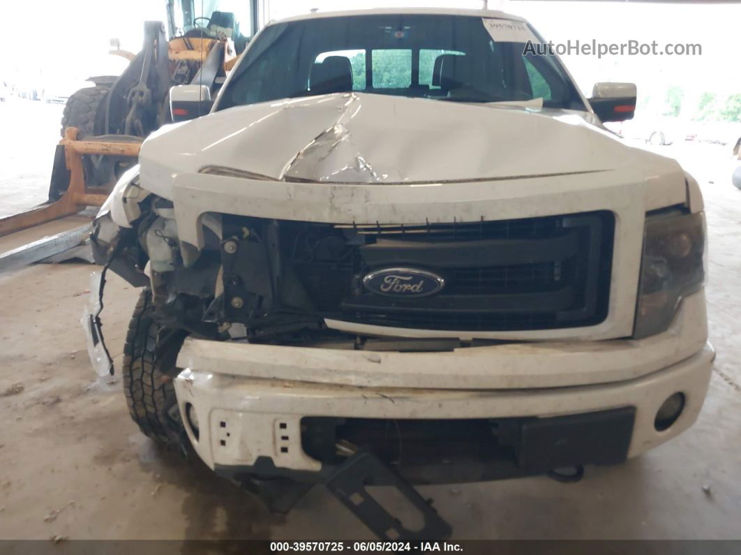 2014 Ford F-150 Fx4 White vin: 1FTFW1EF8EKF89127