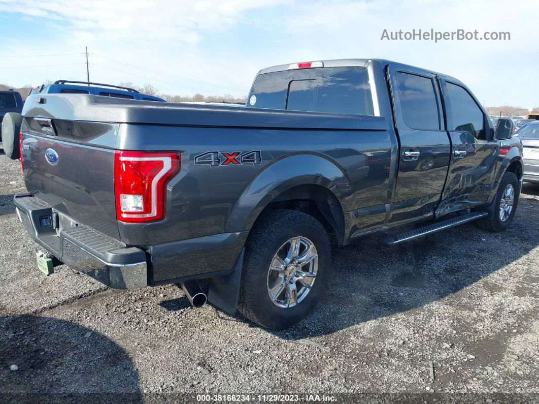 2017 Ford F-150 Xlt Gray vin: 1FTFW1EF8HFA42565