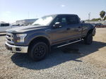 2017 Ford F150 Supercrew Gray vin: 1FTFW1EF8HFC63017