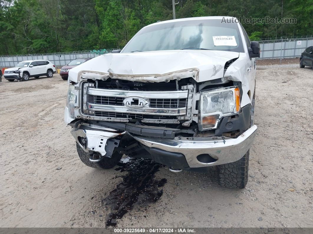 2014 Ford F-150 Xlt White vin: 1FTFW1EF9EFA05469