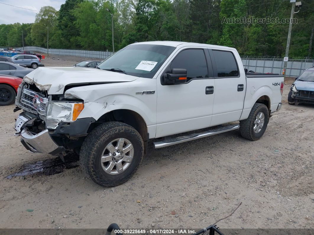 2014 Ford F-150 Xlt White vin: 1FTFW1EF9EFA05469