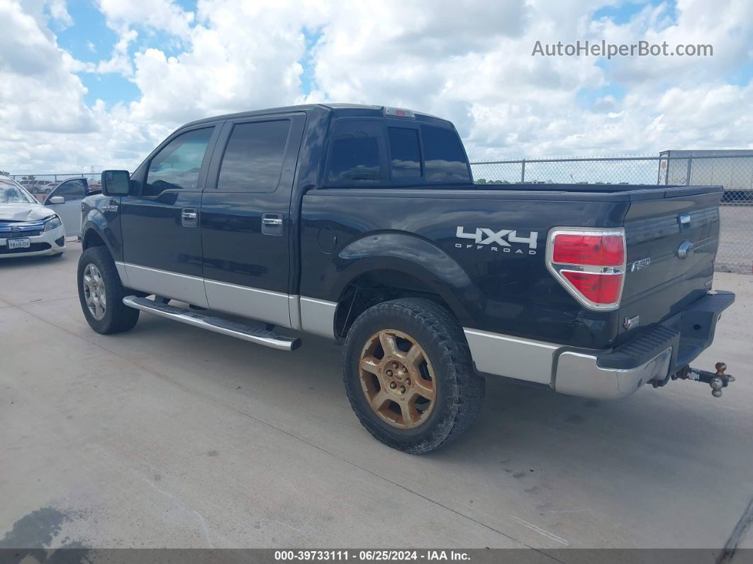 2014 Ford F-150 Xlt Black vin: 1FTFW1EF9EKD30369