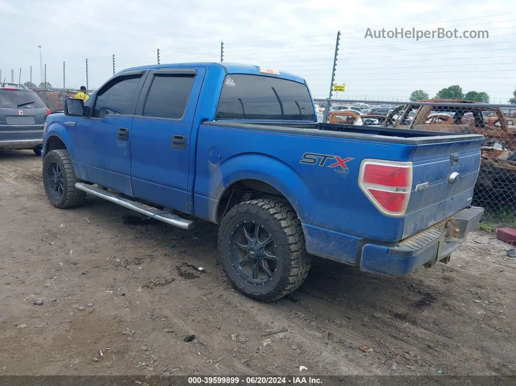 2014 Ford F-150 Stx Blue vin: 1FTFW1EF9EKE72852