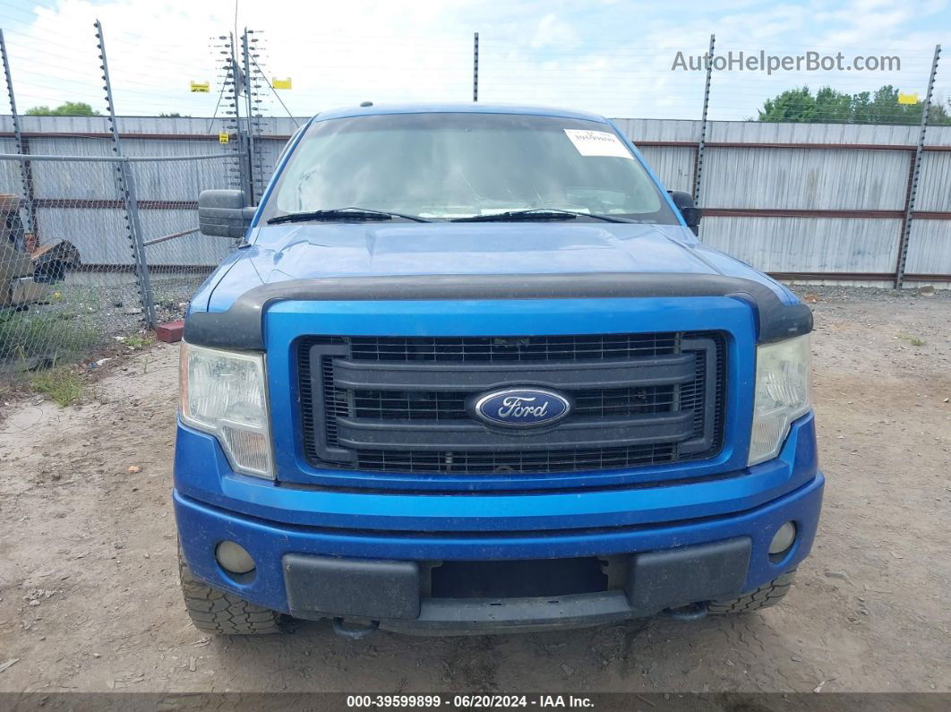 2014 Ford F-150 Stx Синий vin: 1FTFW1EF9EKE72852