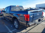 2017 Ford F-150 Lariat Blue vin: 1FTFW1EF9HFA93105