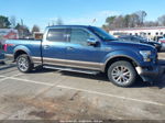 2017 Ford F-150 Lariat Blue vin: 1FTFW1EF9HFA93105